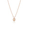 0.94ct champagne diamond halo oval pendant necklace <span class='visuallyhidden'>Call, text 323-404-2959 for shopping help.</span>